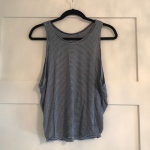 Free People loose striped tank top